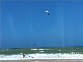 Kitesurfing