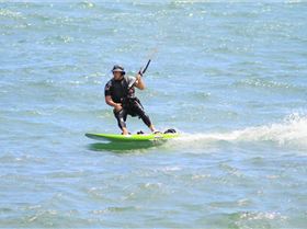 Kitesurfing