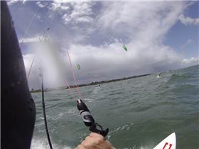 Kite racing at Hampton