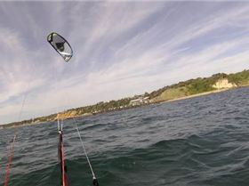 Kitesurfing downwinder Mentone to Port Melbourne