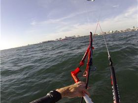Kitesurfing downwinder Mentone to Port Melbourne