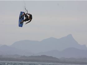 and the kiter jumped over the "warning" moon