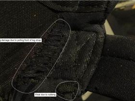 Dakine Fusiton seat harness leg strap attachme