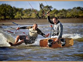 Kitesurfing