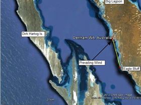 Shark Bay to Dirk Hertog Map