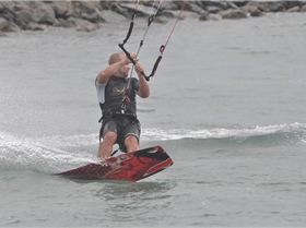 Kitesurfing