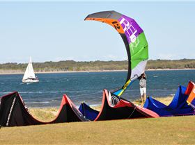 Kitesurfing
