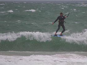 Kitesurfing
