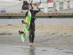 Kitesurfing