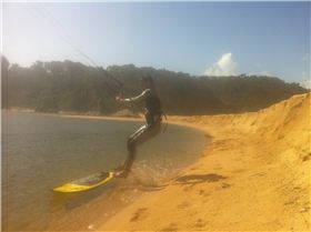 Kitesurfing