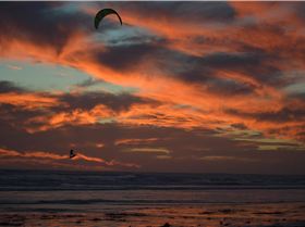Kitesurfing