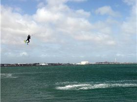 Winter Kiting at Woodies