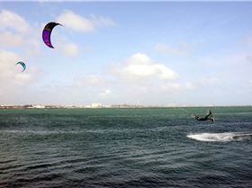 Winter Kiting at Woodies