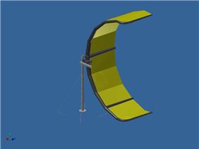 KITE TRAP-KITE HELD FOR LAUNCH