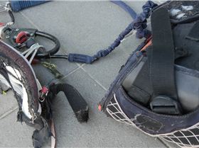 Snapped Harness Straps