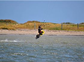 Nate attemping a hooked railay