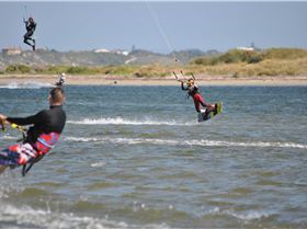 Nate attemping a hooked railay