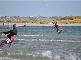Nate attemping a hooked railay