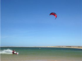 Kitesurfing