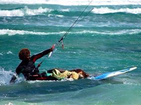Kitesurfing
