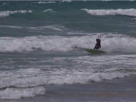 Kitesurfing
