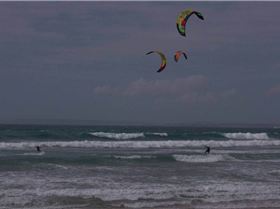 Kitesurfing