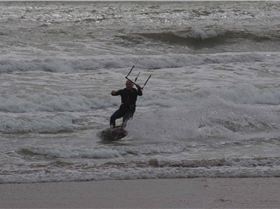 Kitesurfing