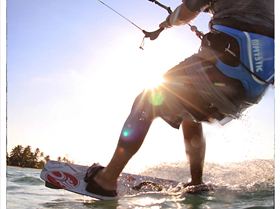 Kitesurfing