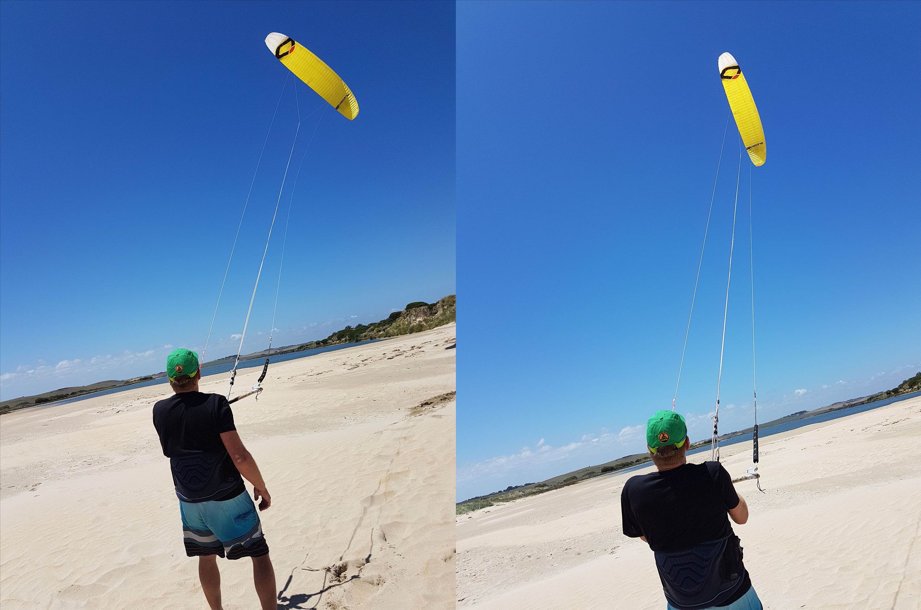 Test Flying the R1V2 11m. 8-10 knots 25C.