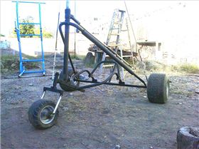 kitebuggy and landsailer two in one  "HIBRIDO"