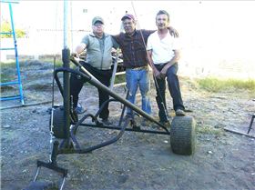 kitebuggy and landsailer two in one  "HIBRIDO"