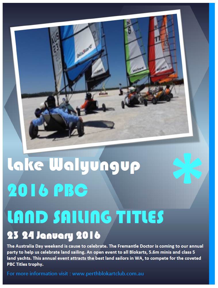 PBC Land Sailing Titles Flyer