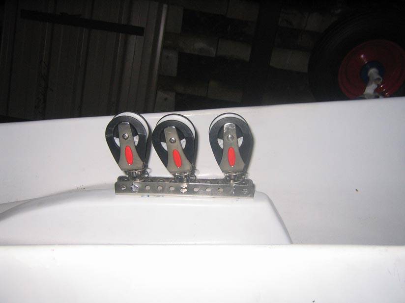 base pulley block position