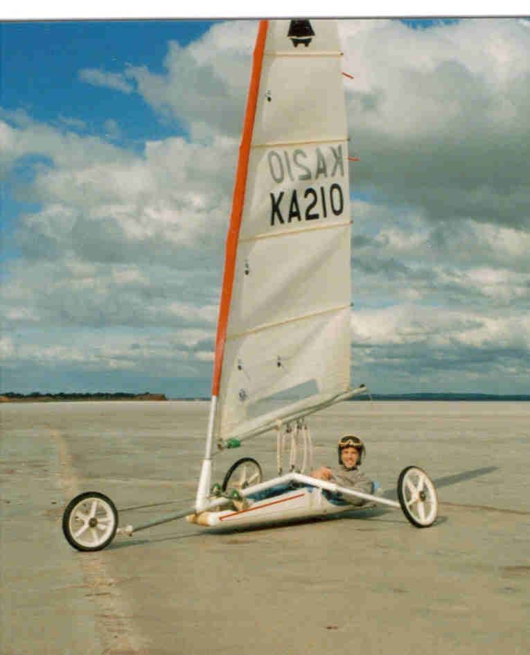 OTT yacht being sailed by Paul McGeever circ 1993