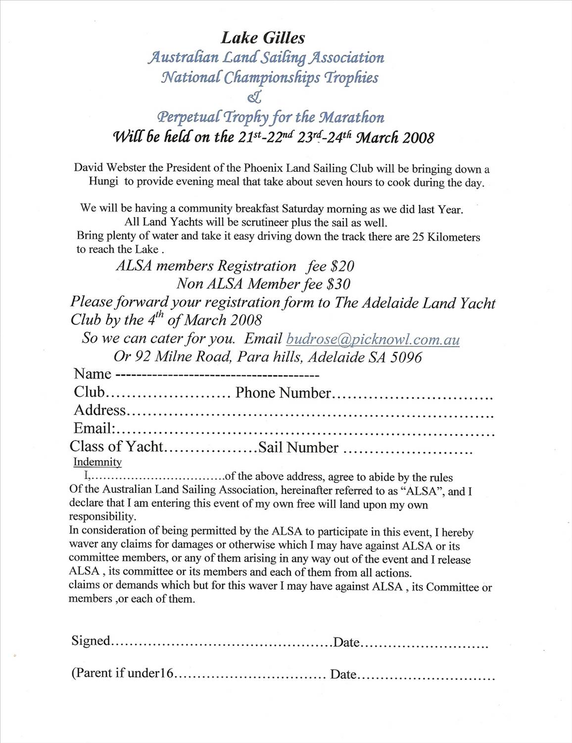 Lake Gilles National Chapionships 