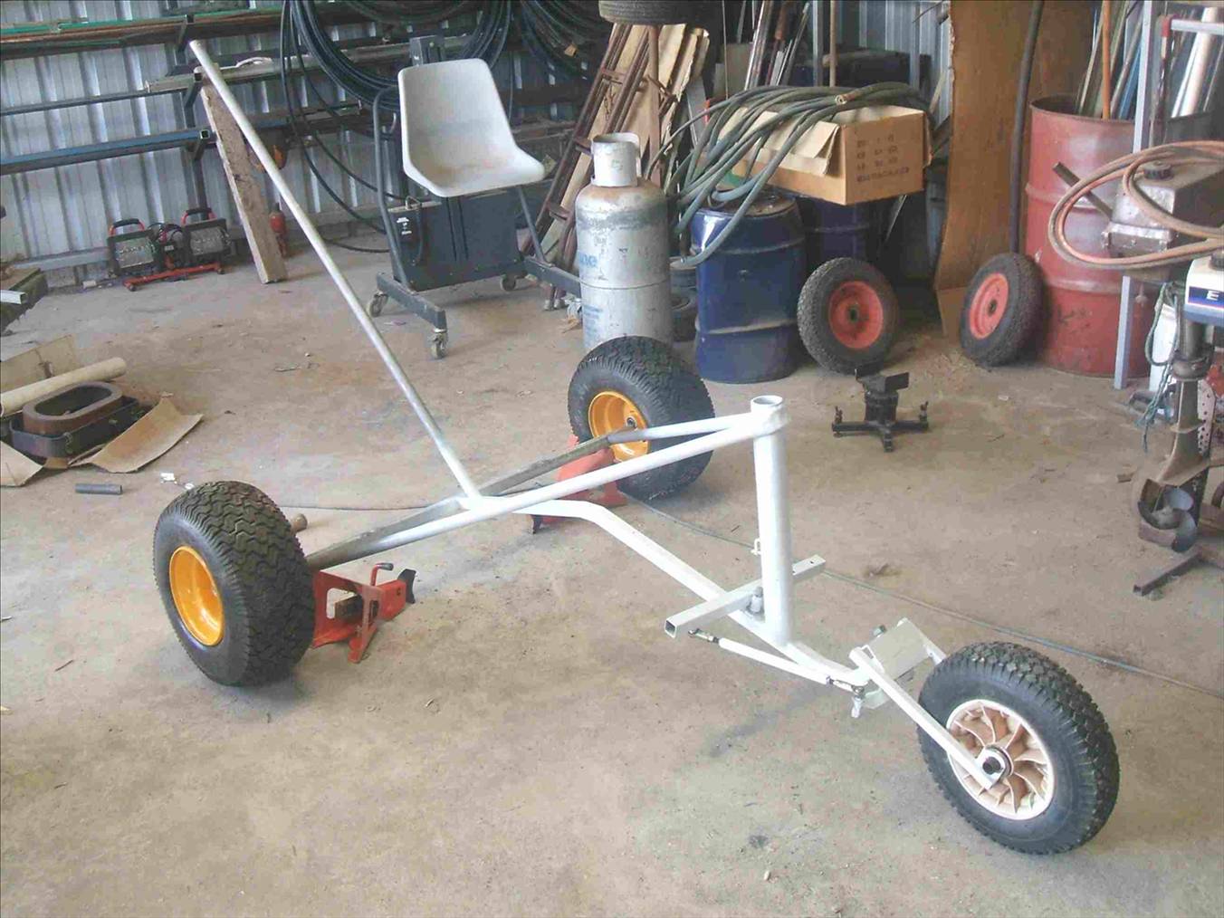 50% painted mini-yacht