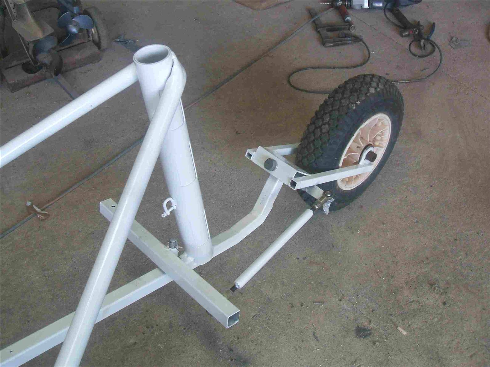 50% painted mini-yacht