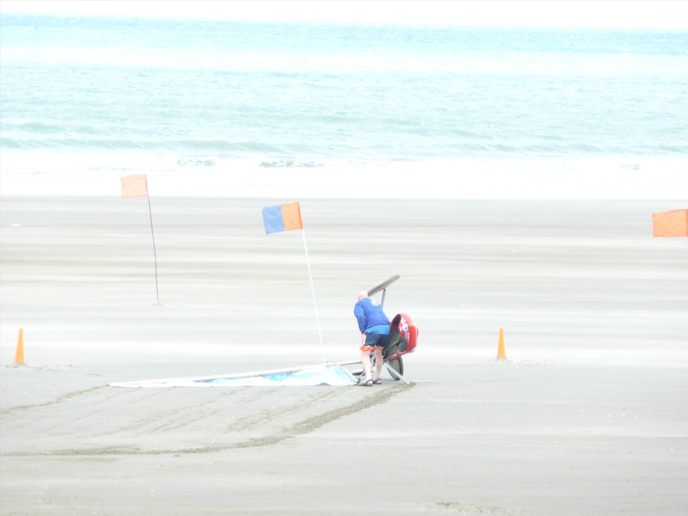 K109 Tim Spiers  breaking a stub axle