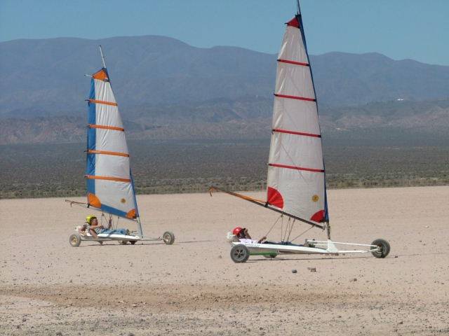 pacific magic landsailers, with different sail sizes ( 1 sqmt to 6.5 sqmt.)