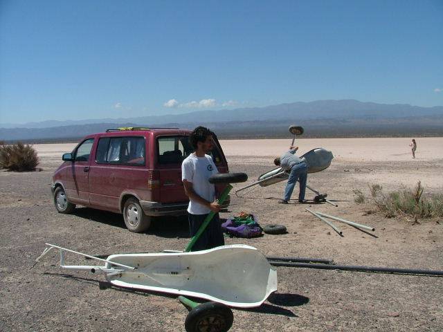 pacific magic landsailers, with different sail sizes ( 1 sqmt to 6.5 sqmt.)