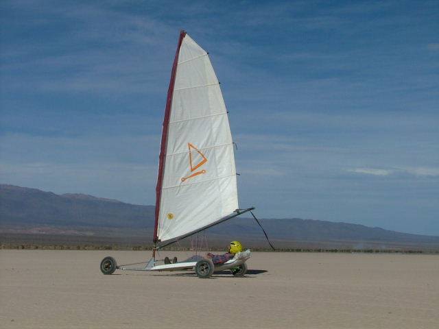 pacific magic landsailers, with different sail sizes ( 1 sqmt to 6.5 sqmt.)