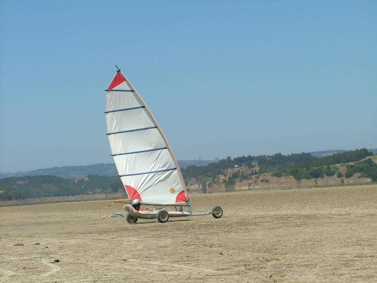 pacific magic landsailers, with different sail sizes ( 1 sqmt to 6.5 sqmt.)