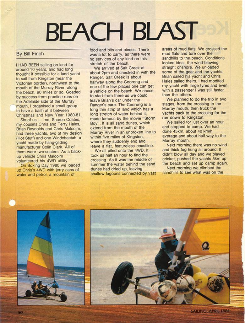 Beach Blast... 1980 trip along Coorong 