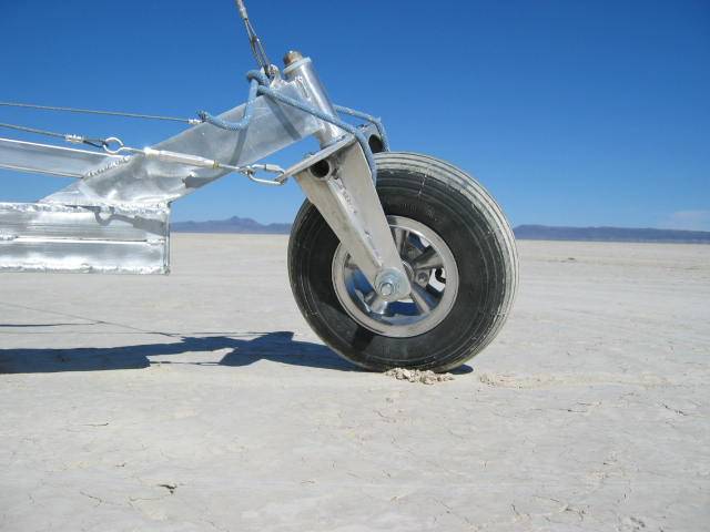 All aluminum land yacht Alvord Desert
