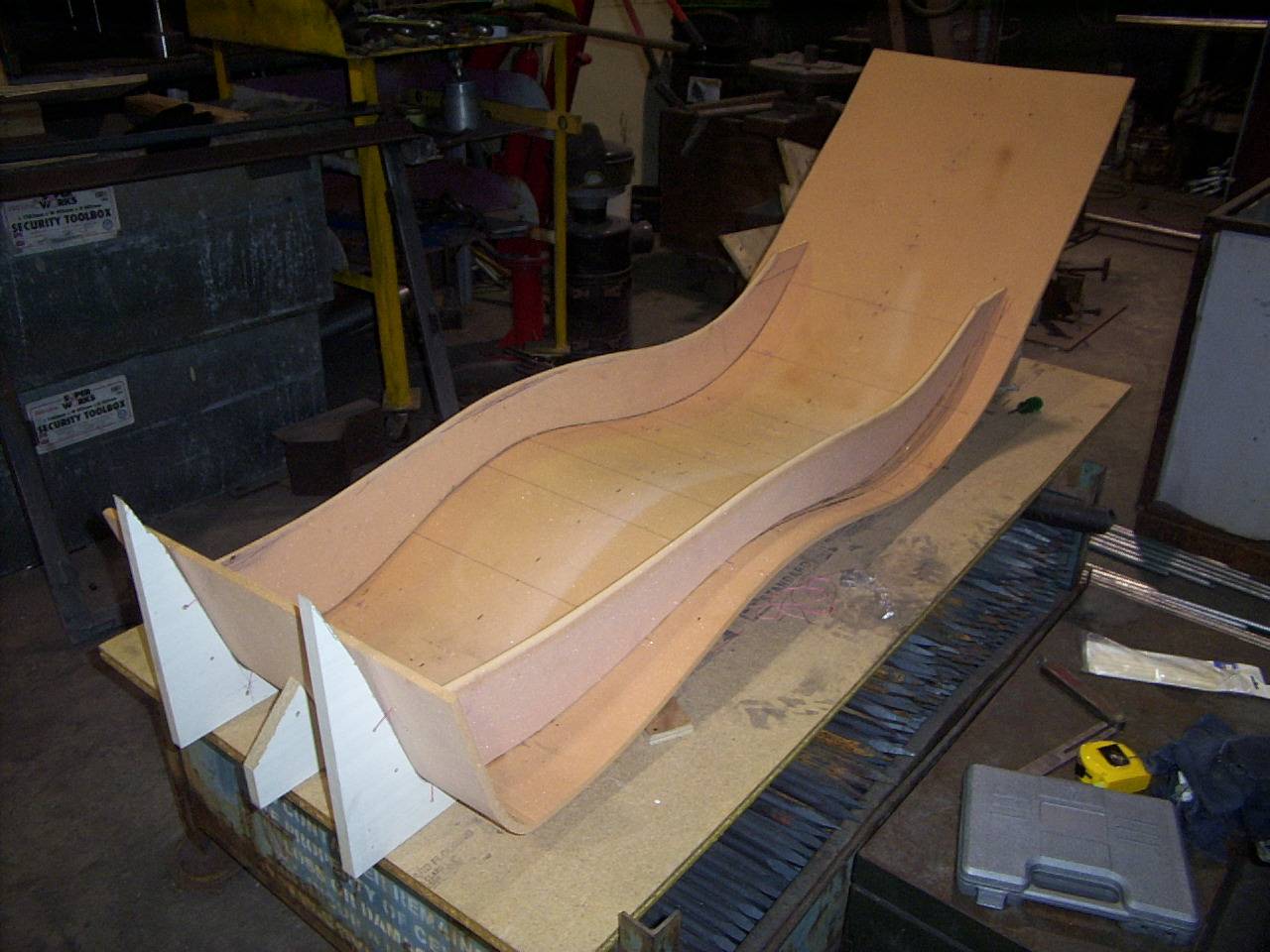 Start of composite seat