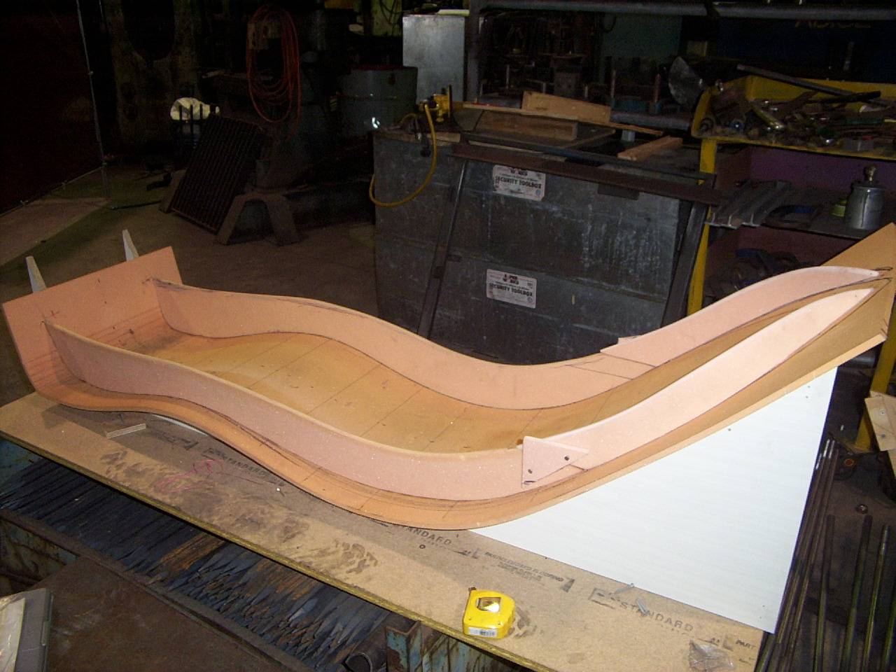 Start of composite seat