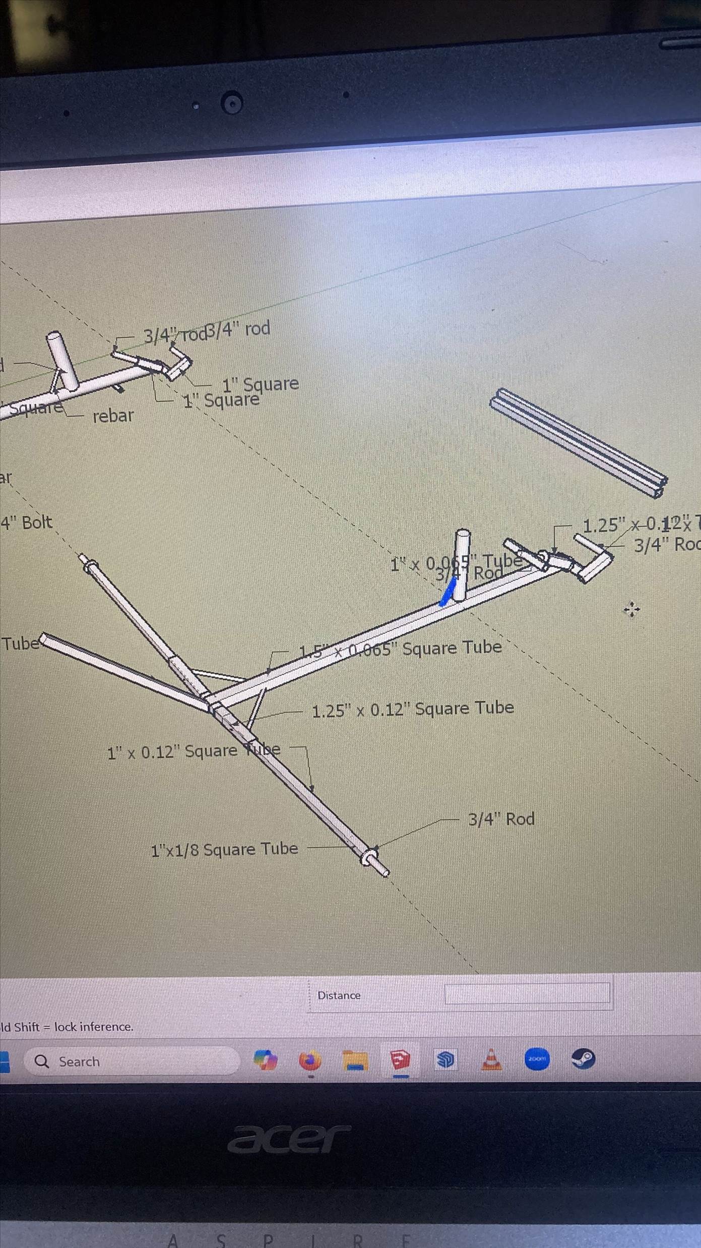 CADing Paul Day's LLF into american units