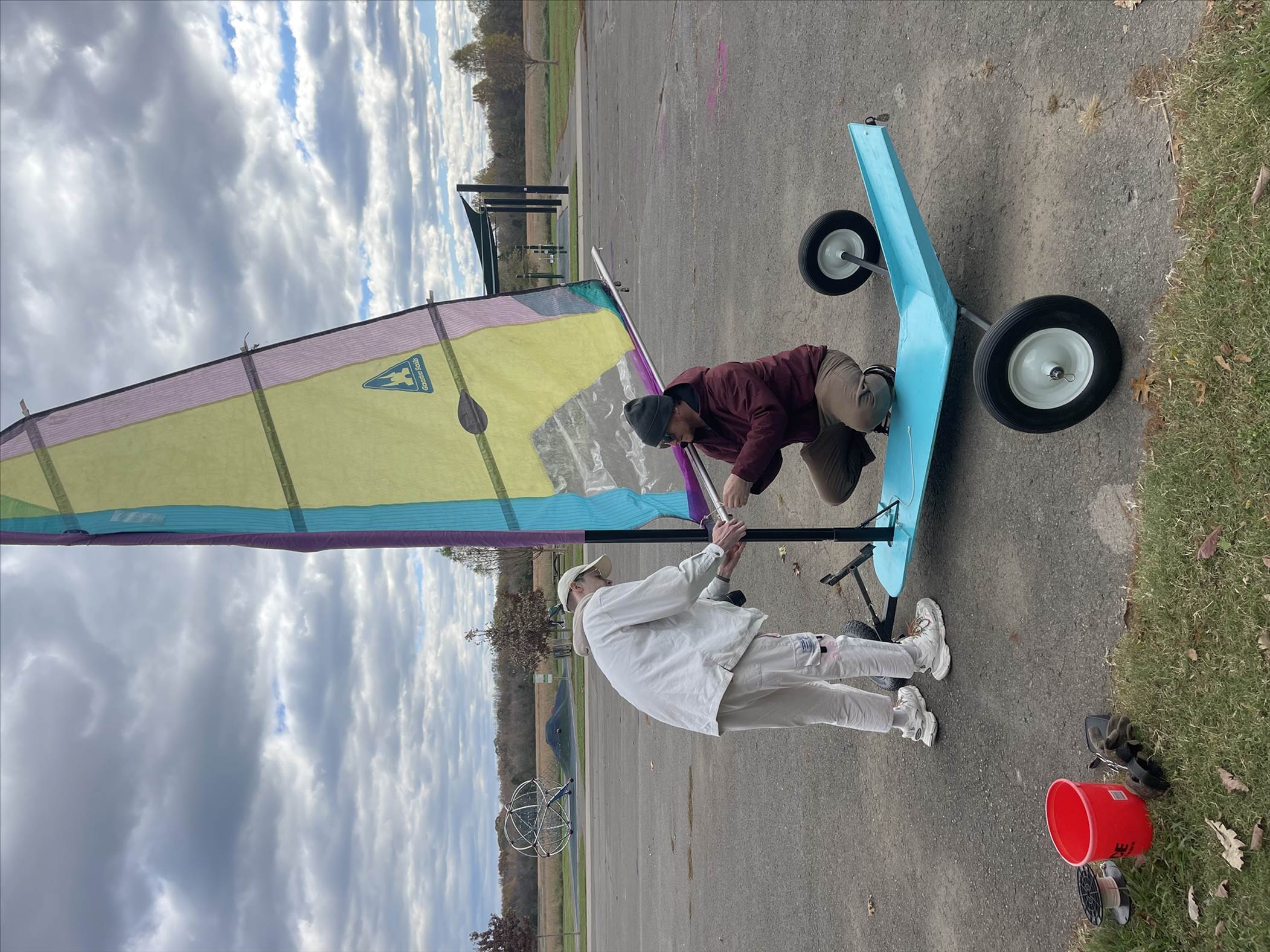 First turn into the stretch