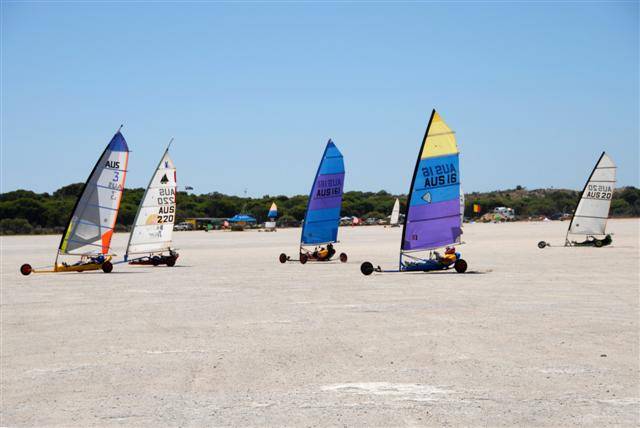 heading to the first mark