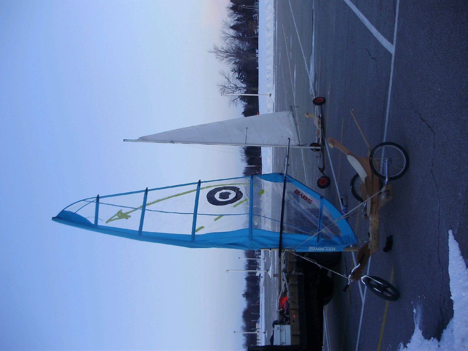 Testing new sail
